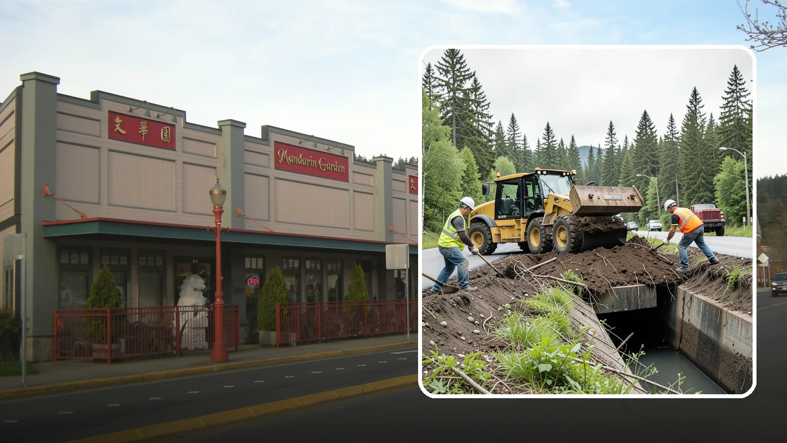 Culvert Cleaning in Issaquah, King County, WA - Culvert cleaning that removes sediment and debris blockages to restore cross-drainage flow capacity.