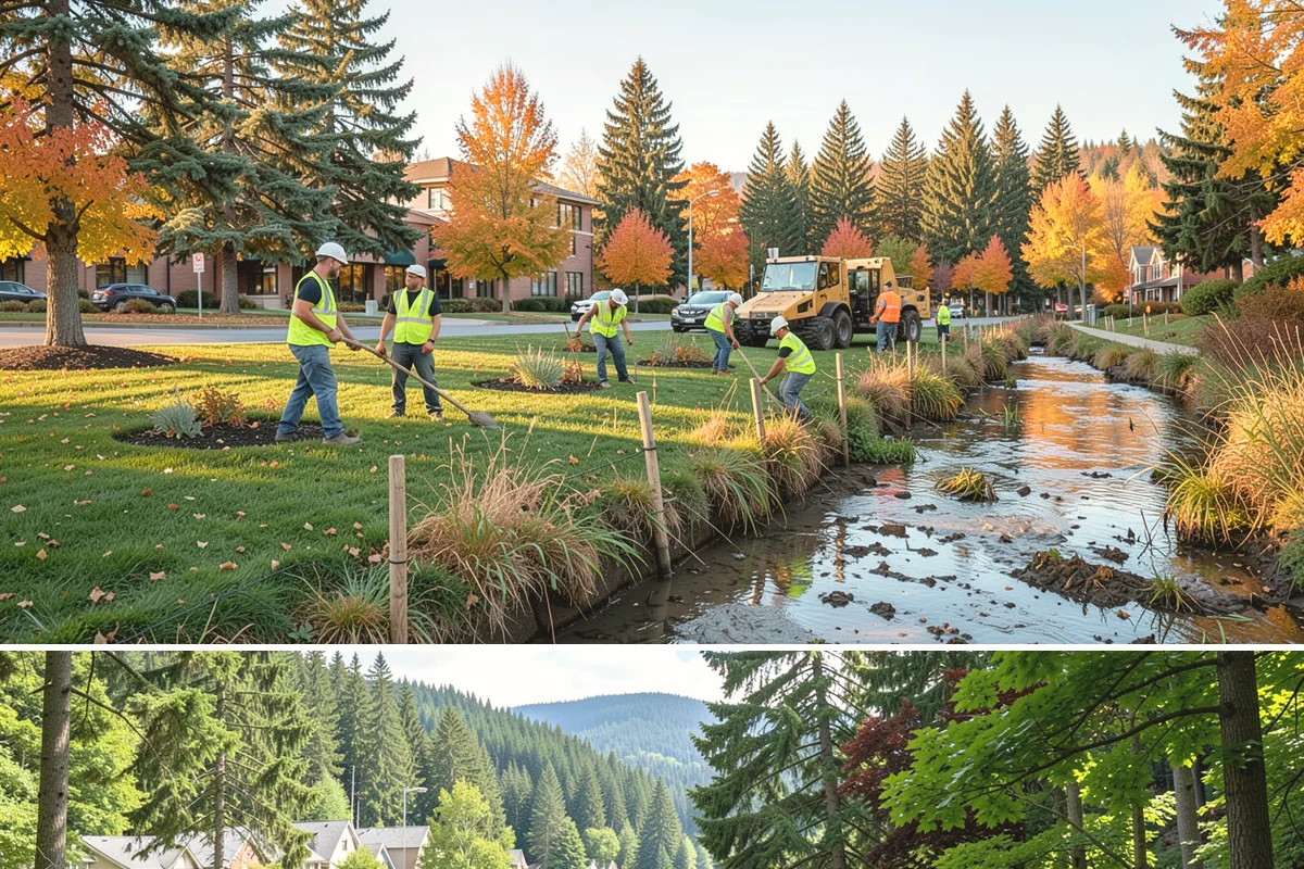 Culvert Cleaning in Lake Forest Park, King County, WA - Culvert cleaning is prioritized in late summer, which aligns with regional fish-window allowances and ensures crossings carry...