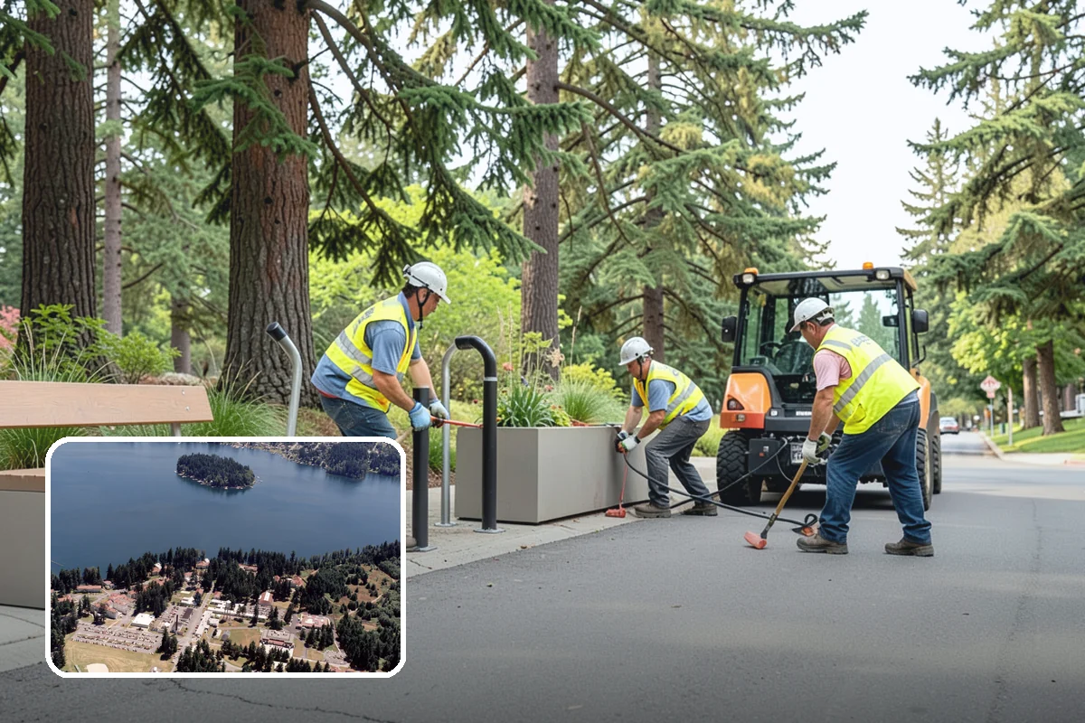 Culvert Cleaning in Lakewood, Pierce County, WA - Restores designed cross-drainage capacity to prevent washouts