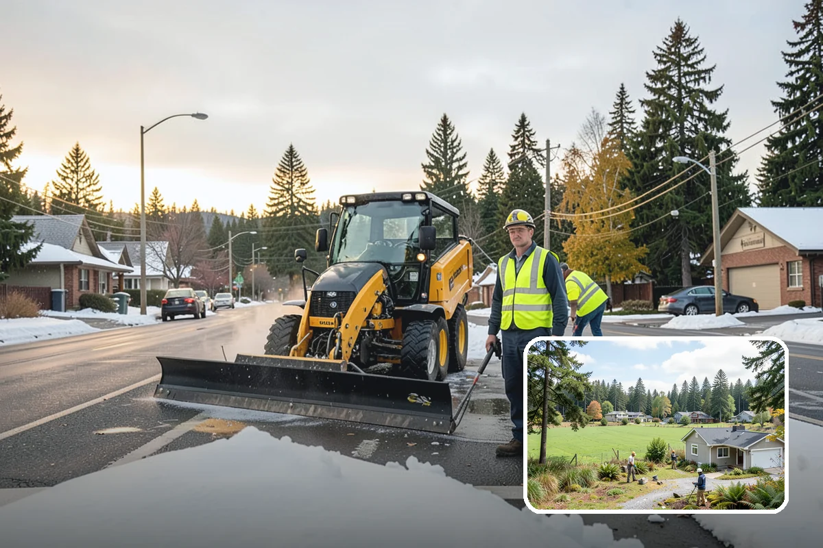 Culvert Cleaning in Lyman, Skagit County, WA - Restores designed cross-drainage capacity to prevent washouts