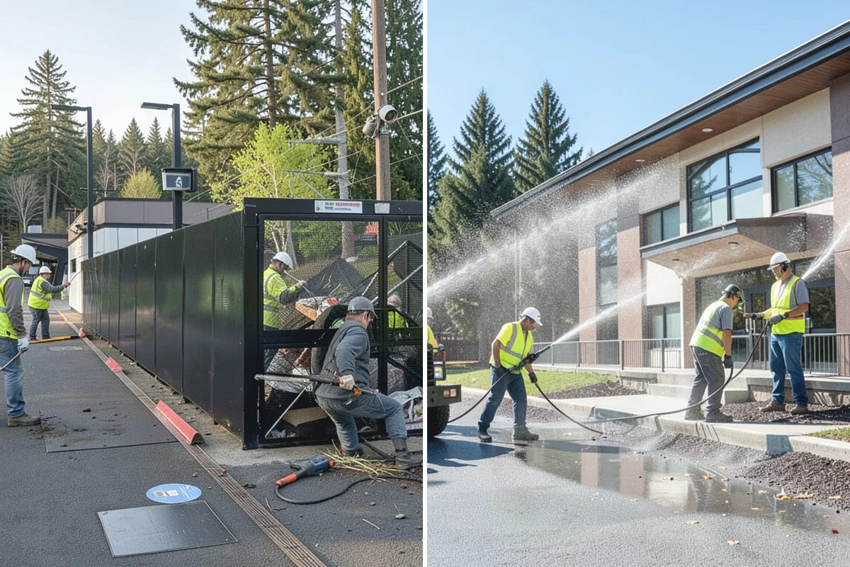 Culvert Cleaning in Medina, King County, WA - Inspect the culvert and assess blockage type and access