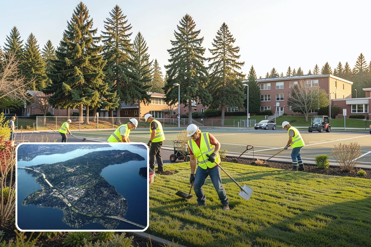 Culvert Cleaning in Mercer Island, King County, WA - Restores designed cross-drainage capacity to prevent washouts