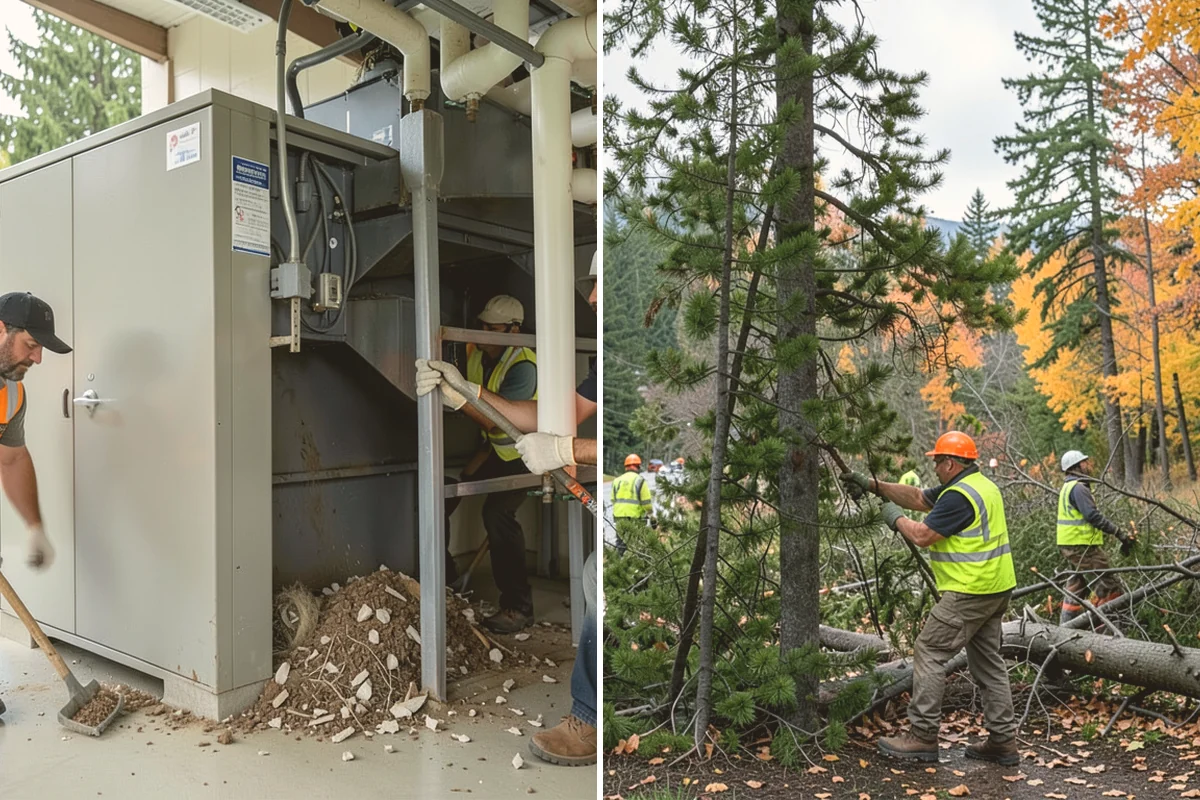 Culvert Cleaning in Orting, Pierce County, WA - Inspect the culvert and assess blockage type and access