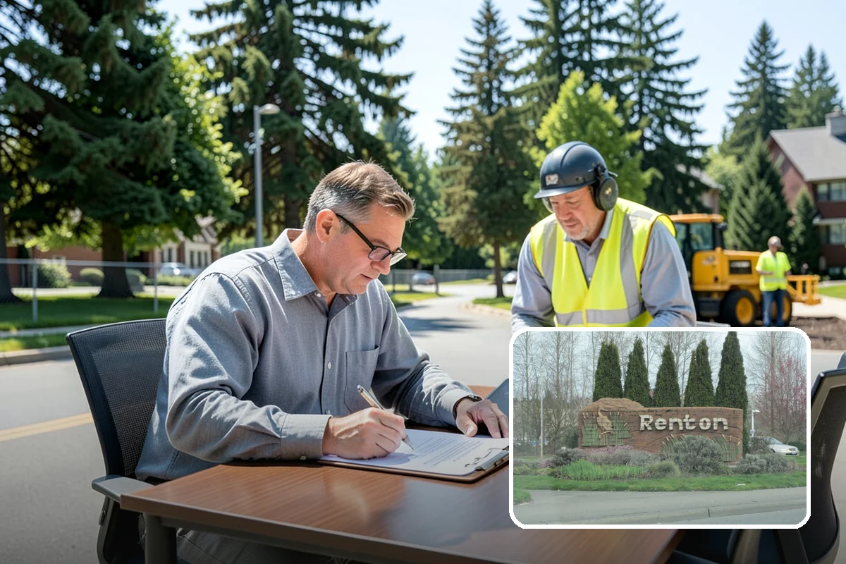 Culvert Cleaning in Renton, King County, WA - Restores designed cross-drainage capacity to prevent washouts