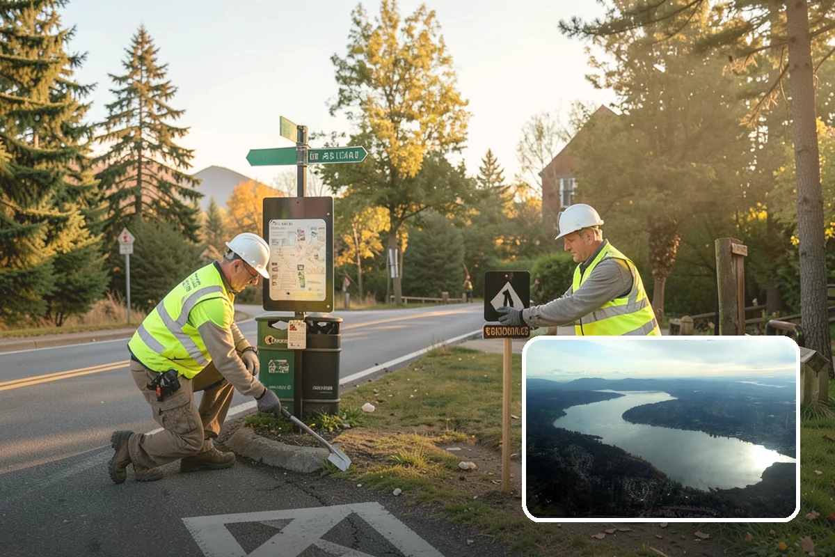 Culvert Cleaning in Sammamish, King County, WA - Restores designed cross-drainage capacity to prevent washouts