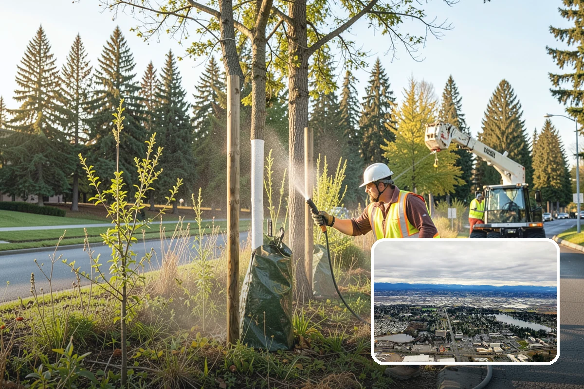 Culvert Cleaning in SeaTac, King County, WA - Restores designed cross-drainage capacity to prevent washouts