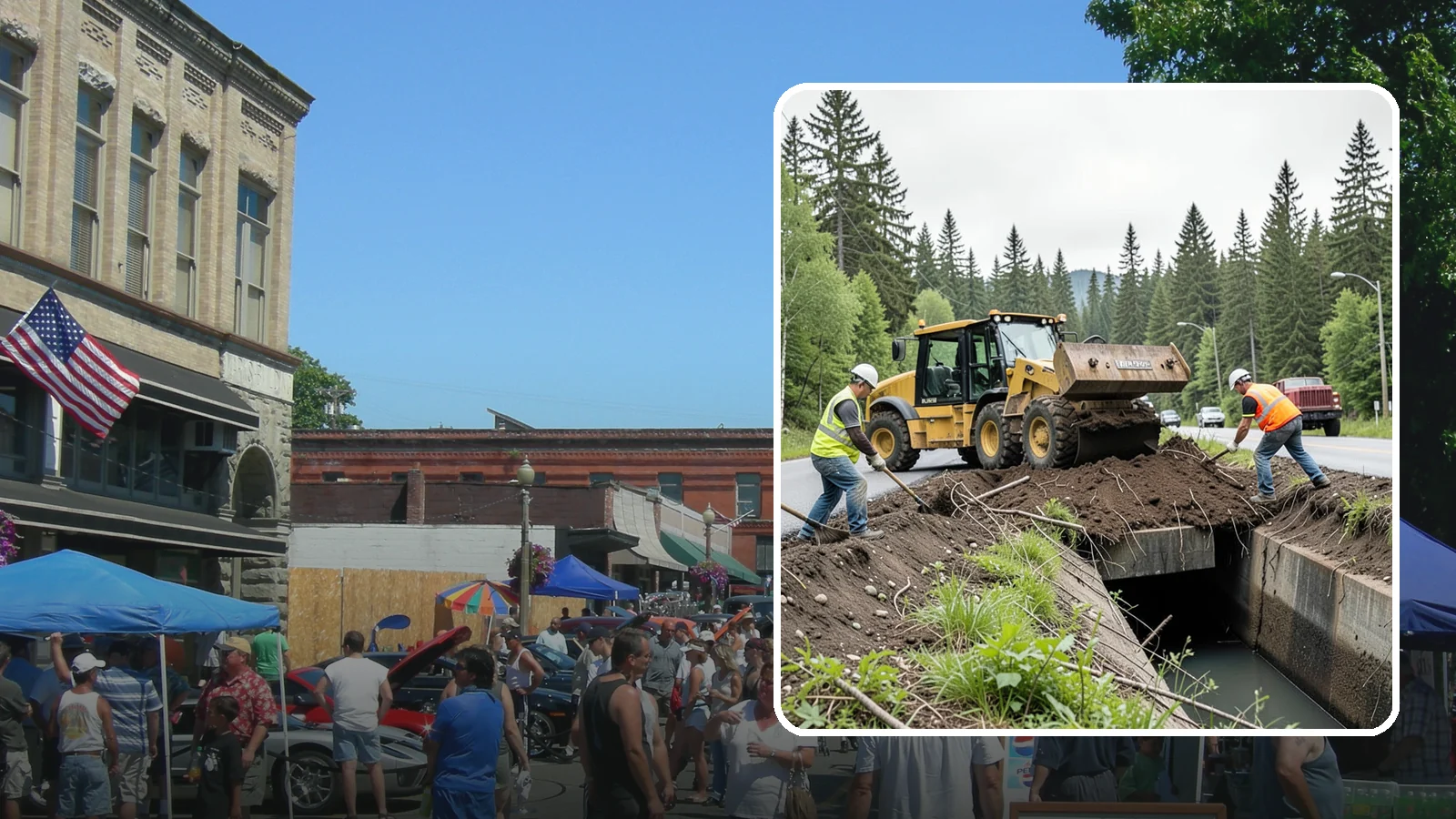 Culvert Cleaning in Snohomish, Snohomish County, WA - Culvert cleaning that removes sediment and debris blockages to restore cross-drainage flow capacity.