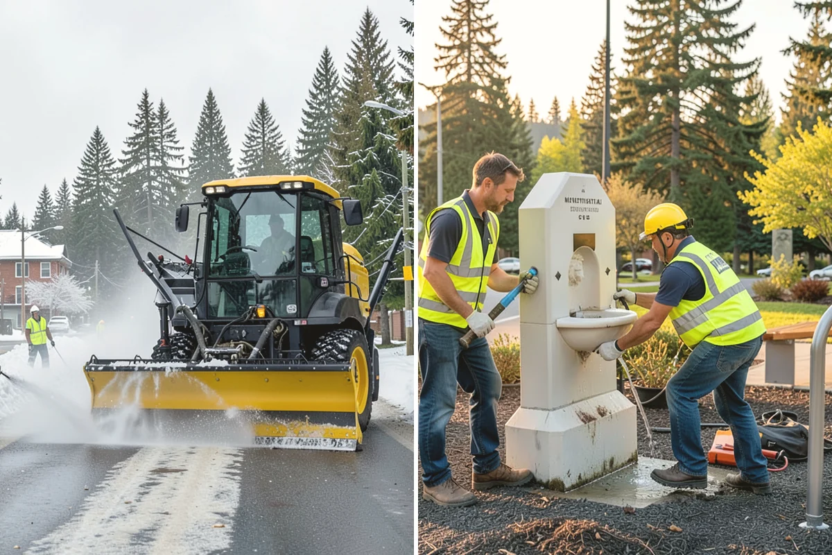 Culvert Cleaning in Steilacoom, Pierce County, WA - Inspect the culvert and assess blockage type and access