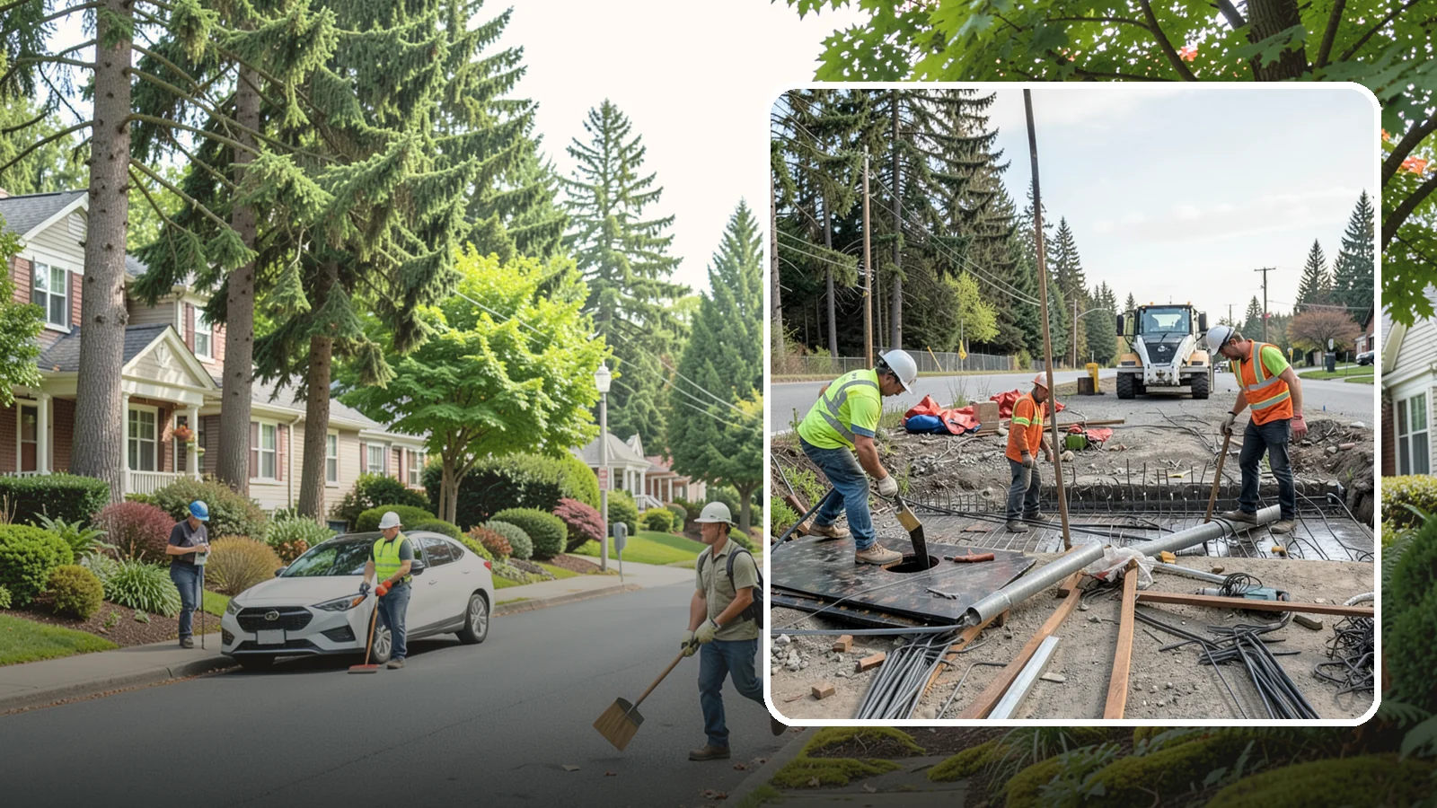 Culvert Repair in Beaux Arts Village, King County, WA - Culvert repair and rehabilitation that restores structural integrity and flow to failing cross-drainage structures.
