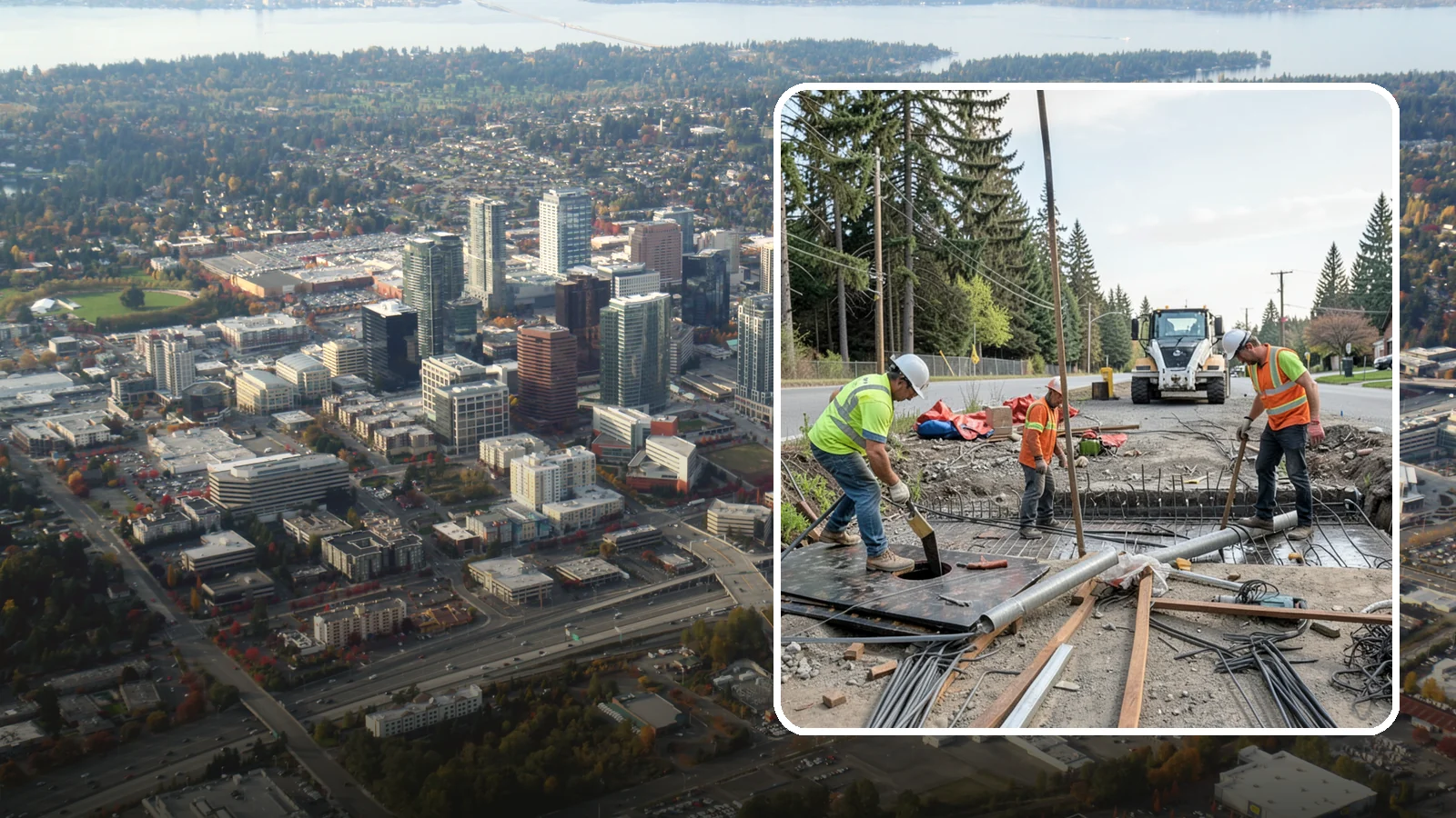 Culvert Repair in Bellevue, King County, WA - Culvert repair and rehabilitation that restores structural integrity and flow to failing cross-drainage structures.