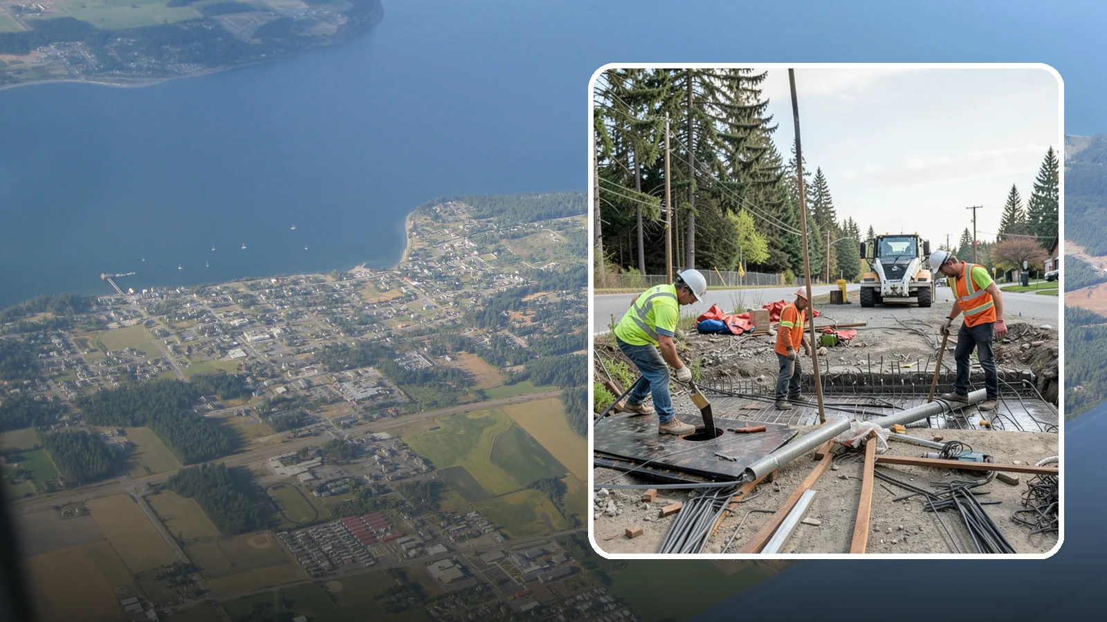 Culvert Repair in Coupeville, Island County, WA - Culvert repair and rehabilitation that restores structural integrity and flow to failing cross-drainage structures.