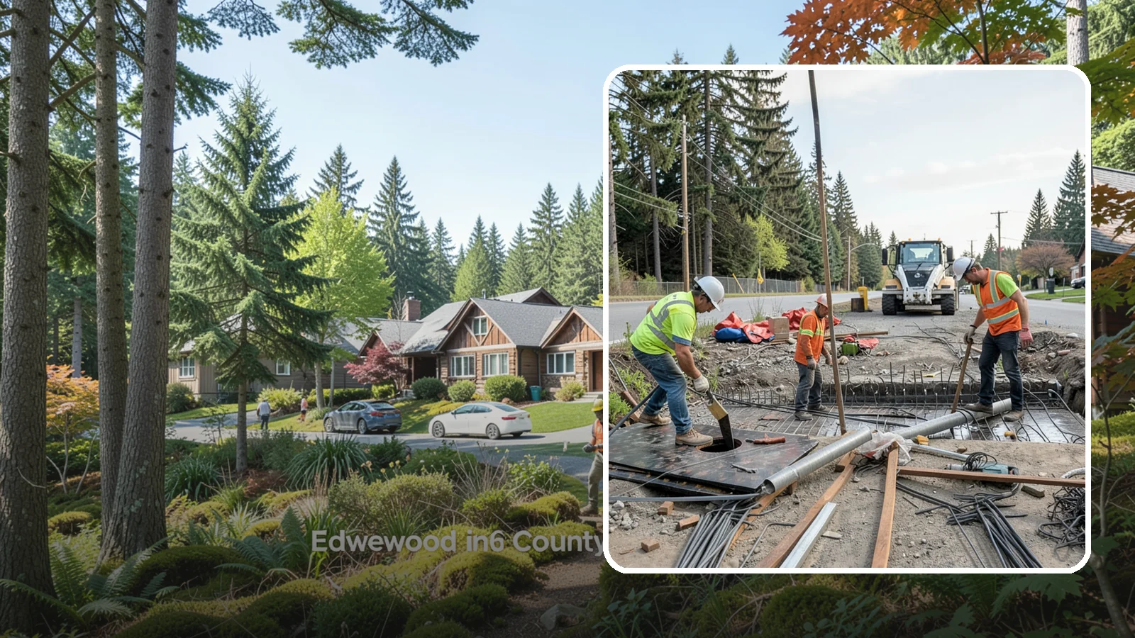 Culvert Repair in Edgewood, Pierce County, WA - Culvert repair and rehabilitation that restores structural integrity and flow to failing cross-drainage structures.