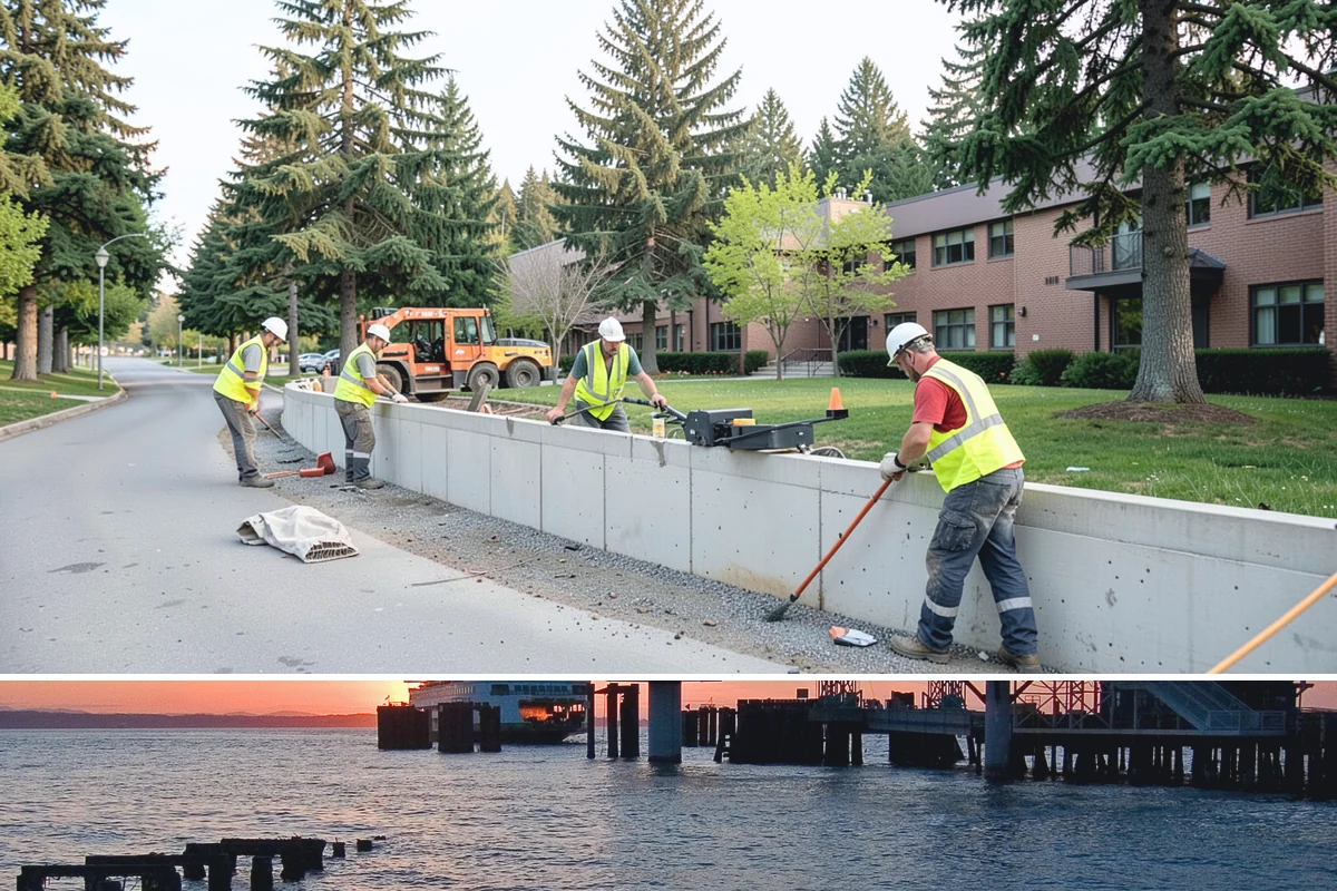 Culvert Repair in Edmonds, Snohomish County, WA - Culvert repairs are scheduled in the dry summer season to work within fish windows and complete embankment restoration before...