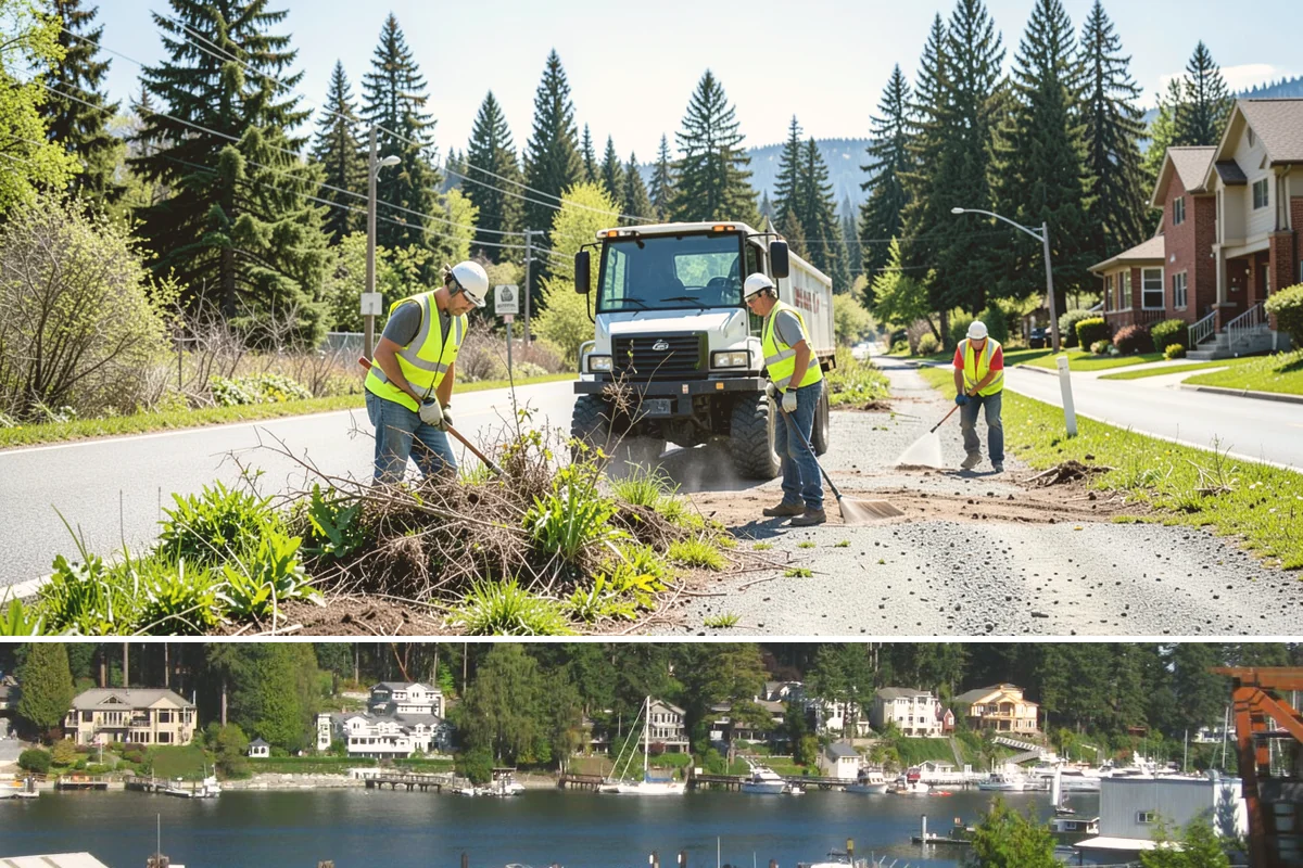 Culvert Repair in Gig Harbor, Pierce County, WA - Culvert repairs are scheduled in the dry summer season to work within fish windows and complete embankment restoration before...