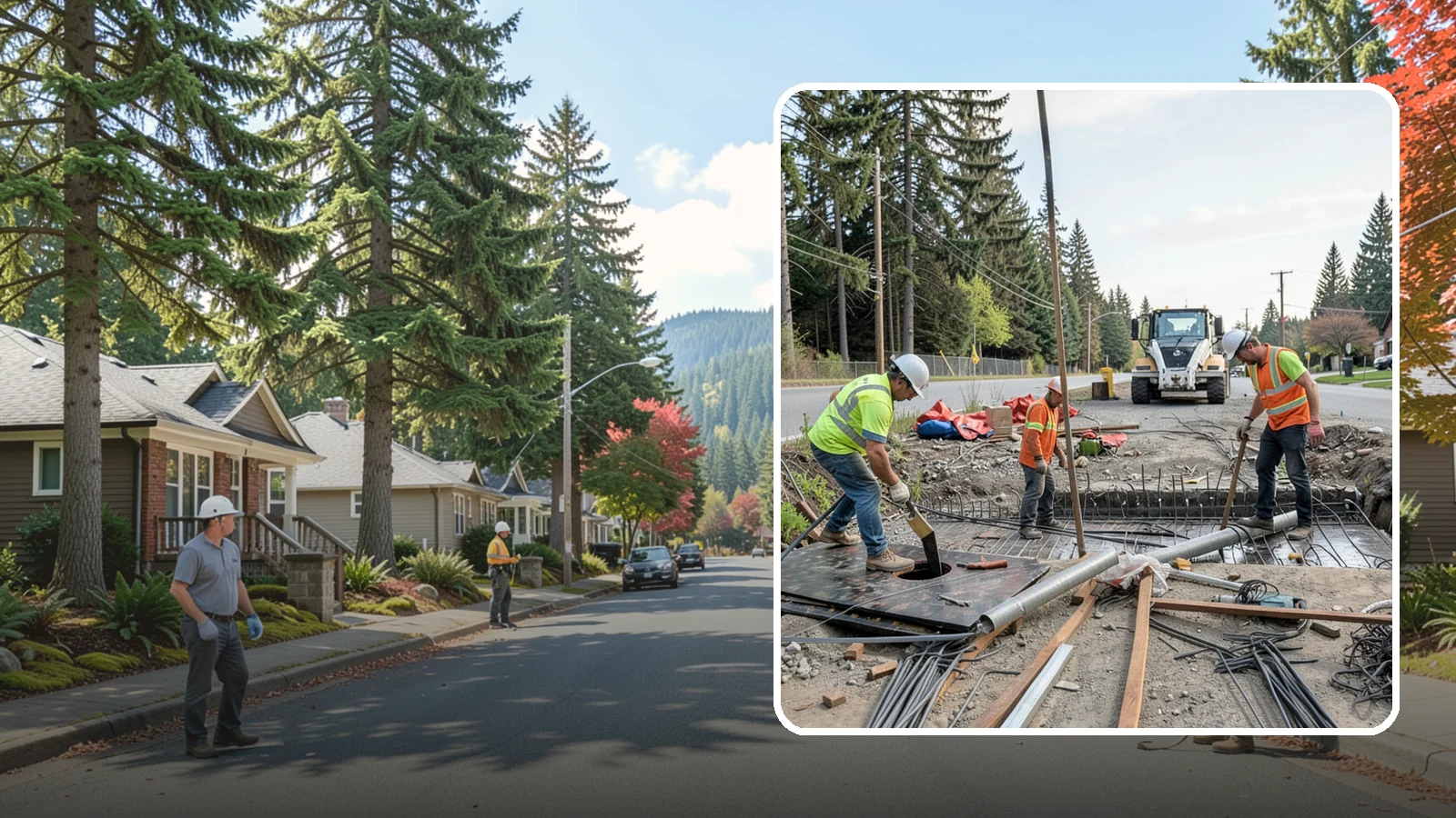 Culvert Repair in Hunts Point, King County, WA - Culvert repair and rehabilitation that restores structural integrity and flow to failing cross-drainage structures.