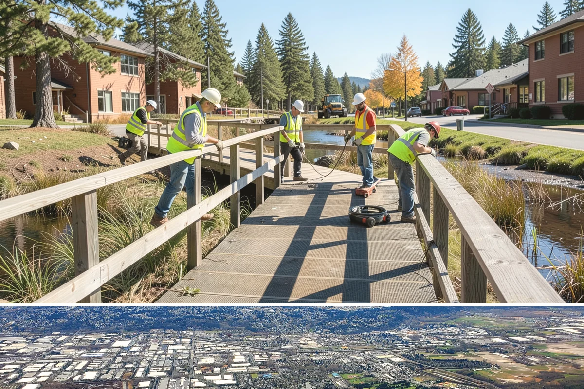 Culvert Repair in Kent, King County, WA - Culvert repairs are scheduled in the dry summer season to work within fish windows and complete embankment restoration before...