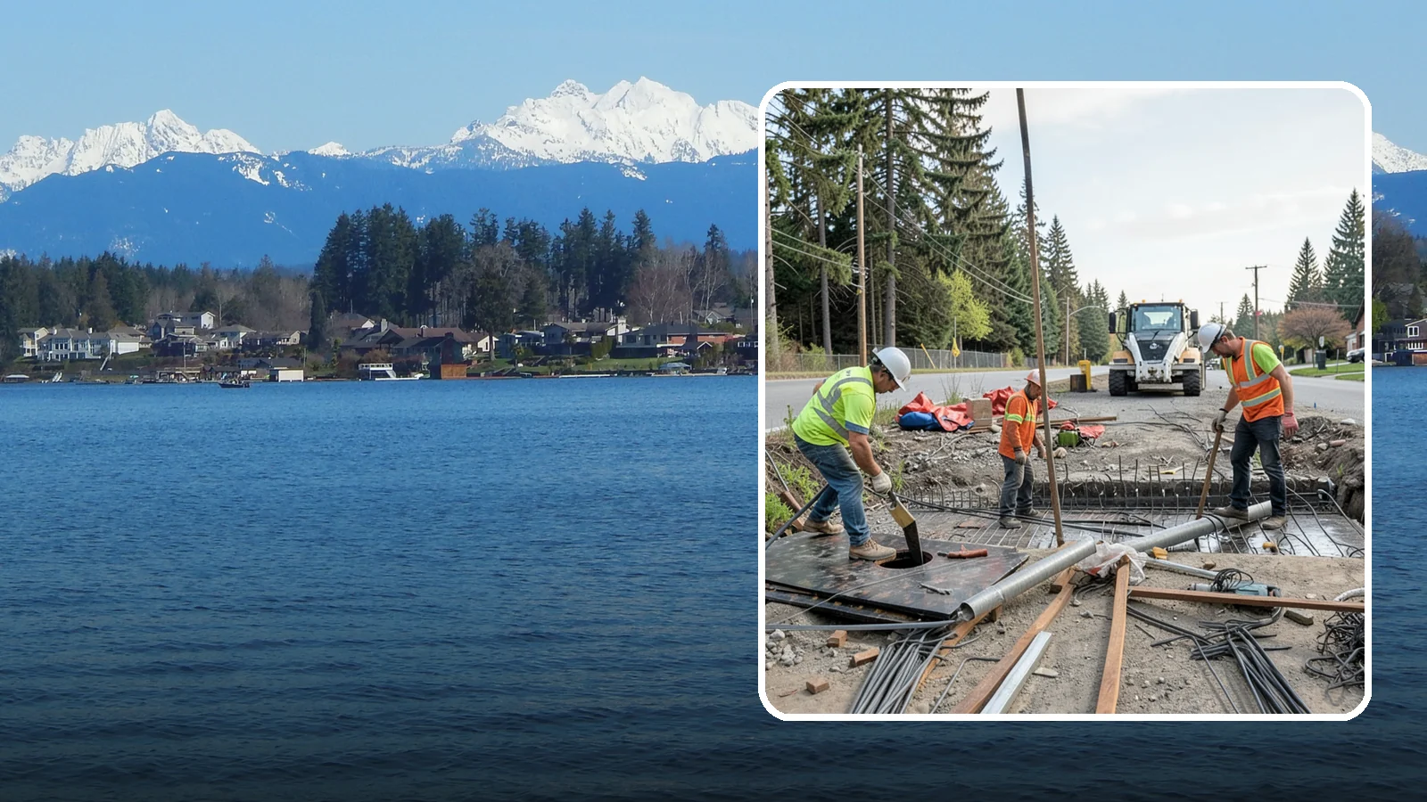 Culvert Repair in Lake Stevens, Snohomish County, WA - Culvert repair and rehabilitation that restores structural integrity and flow to failing cross-drainage structures.