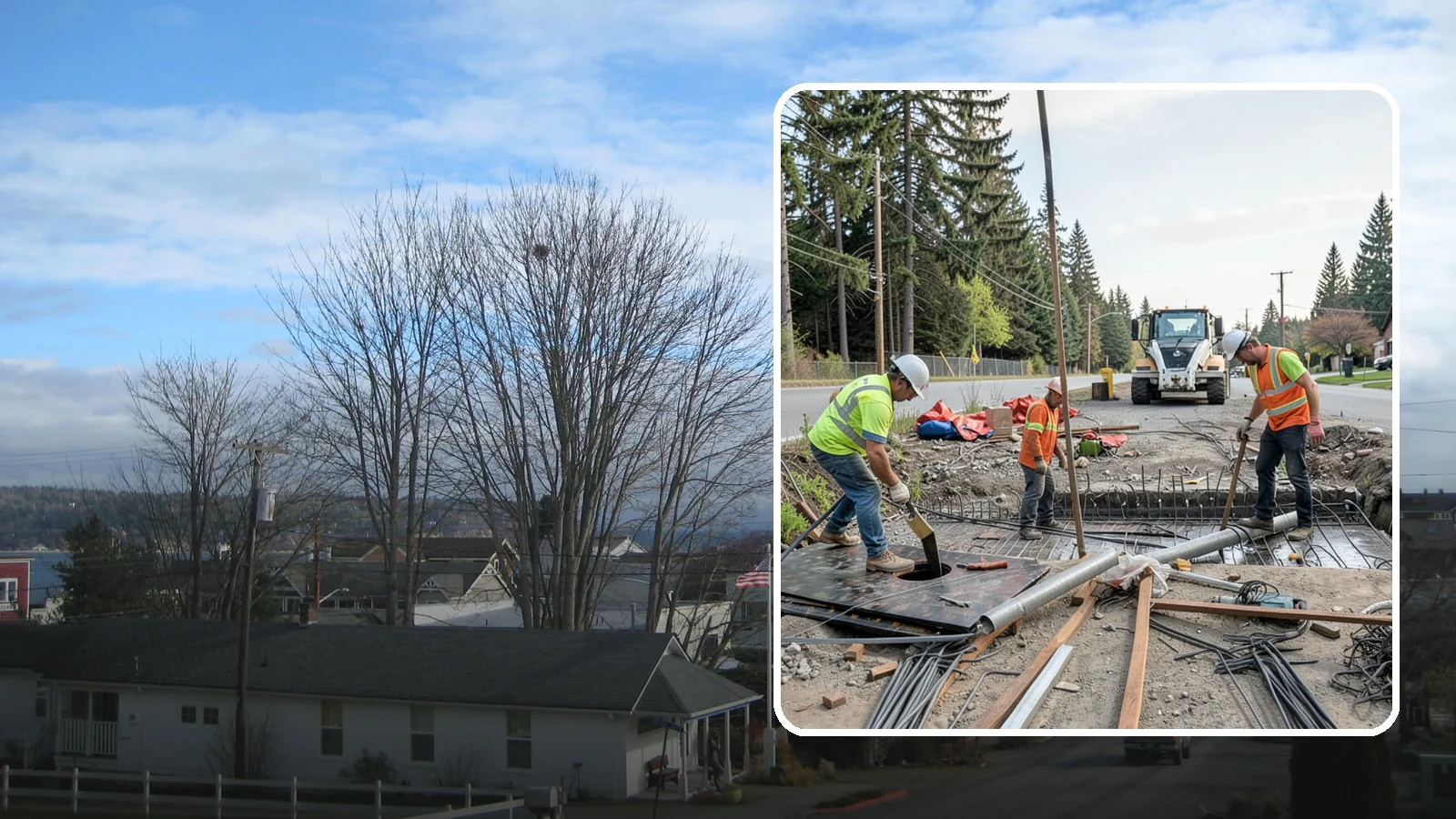 Culvert Repair in Langley, Island County, WA - Culvert repair and rehabilitation that restores structural integrity and flow to failing cross-drainage structures.