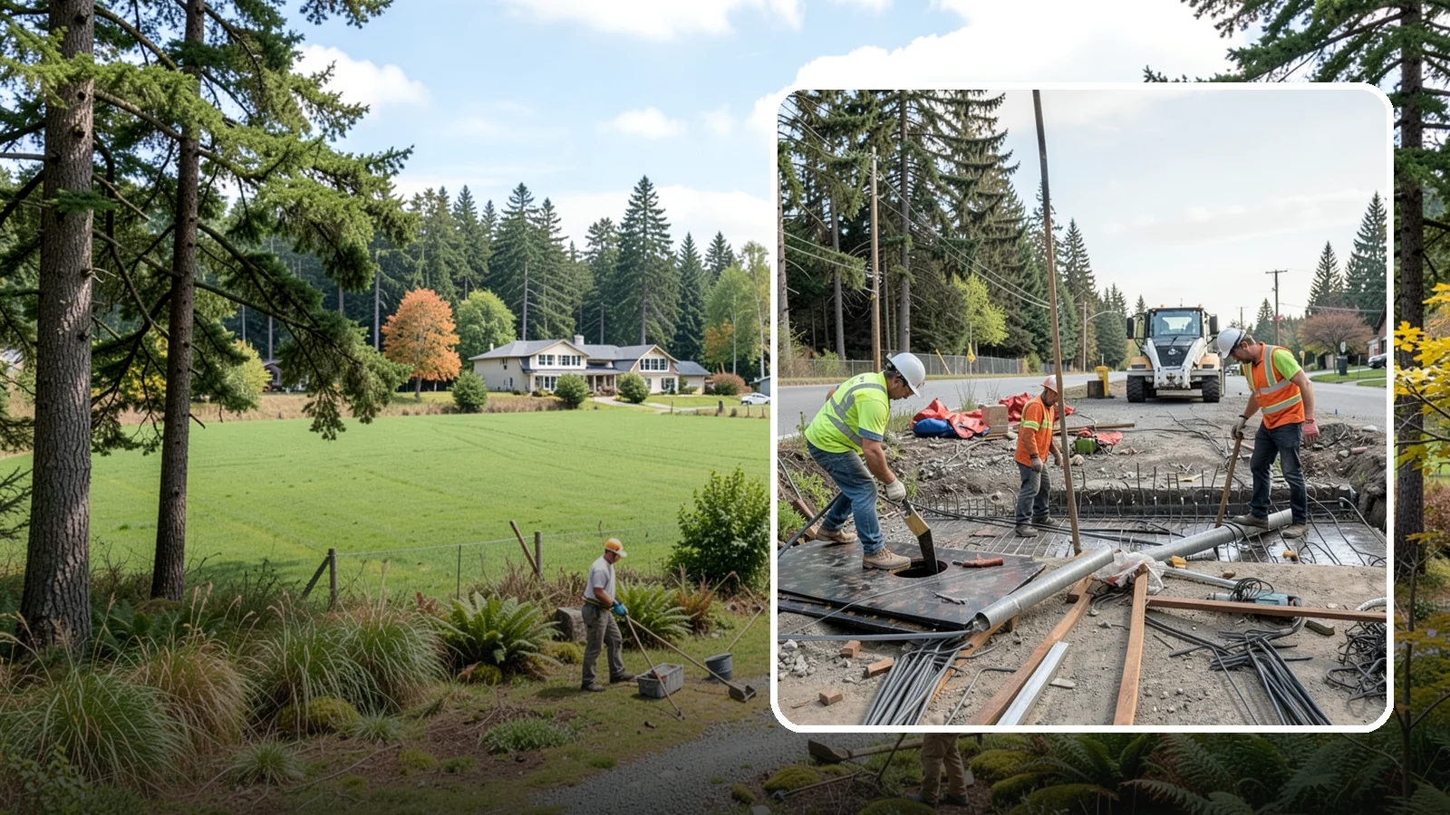 Culvert Repair in Lyman, Skagit County, WA - Culvert repair and rehabilitation that restores structural integrity and flow to failing cross-drainage structures.