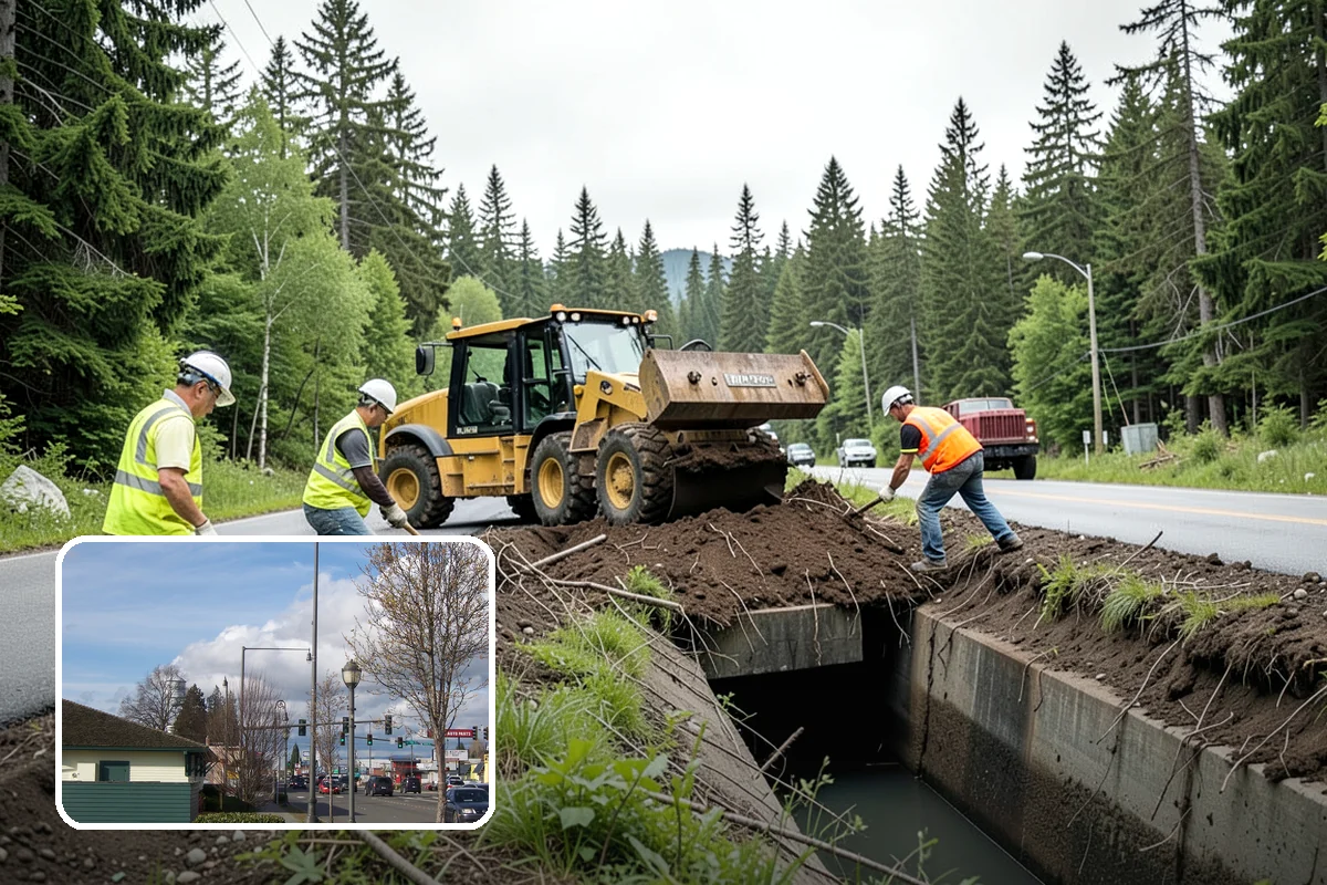 Culvert Repair in Marysville, Snohomish County, WA - Restores structural and hydraulic function to failing culverts