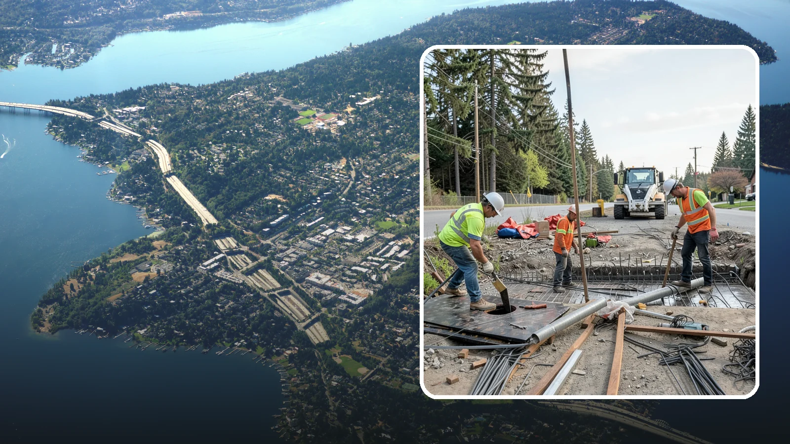 Culvert Repair in Mercer Island, King County, WA - Culvert repair and rehabilitation that restores structural integrity and flow to failing cross-drainage structures.
