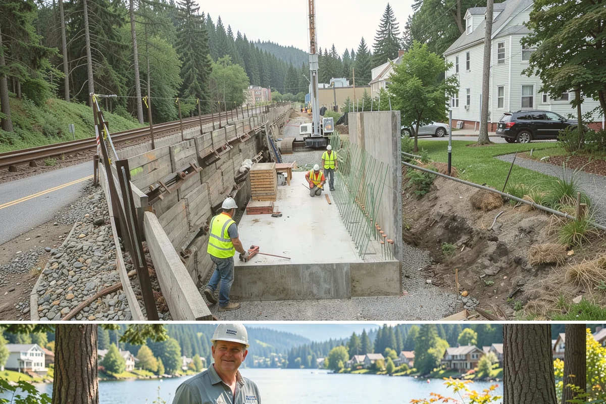 Culvert Repair in Milton, King County, WA - Culvert repairs are scheduled in the dry summer season to work within fish windows and complete embankment restoration before...