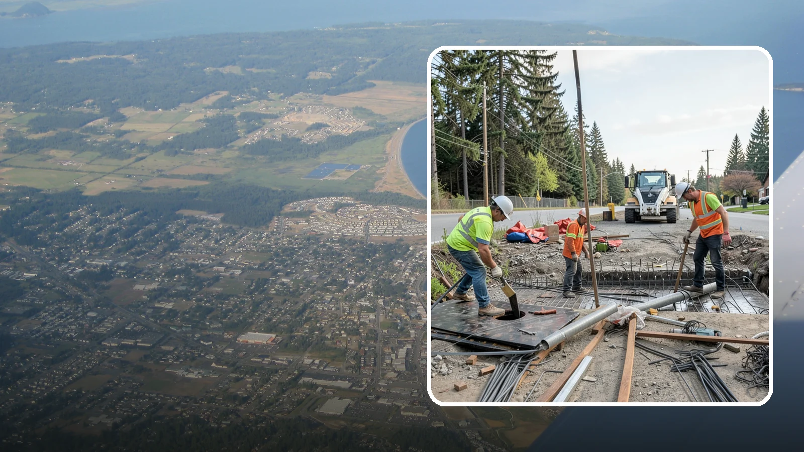 Culvert Repair in Oak Harbor, Island County, WA - Culvert repair and rehabilitation that restores structural integrity and flow to failing cross-drainage structures.