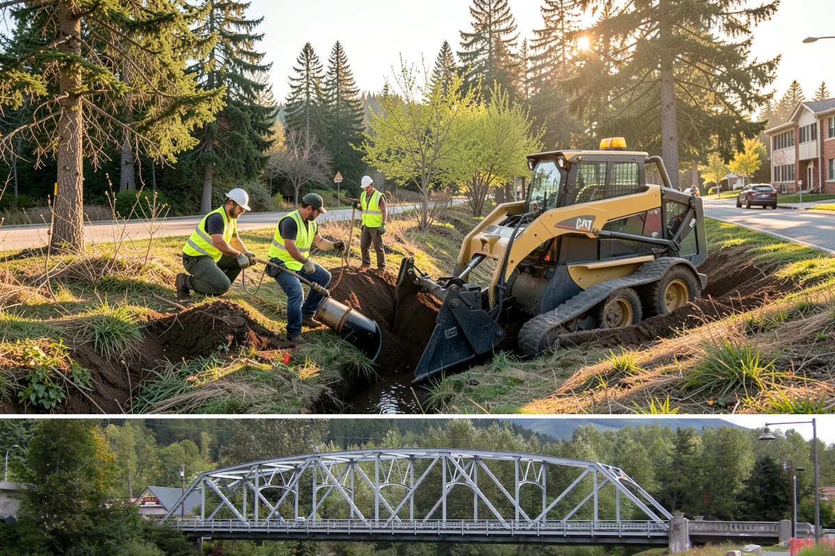 Culvert Repair in Skykomish, King County, WA - Culvert repairs are scheduled in the dry summer season to work within fish windows and complete embankment restoration before...