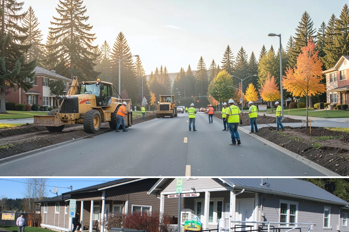 Culvert Repair in South Prairie, Pierce County, WA - Culvert repairs are scheduled in the dry summer season to work within fish windows and complete embankment restoration before...