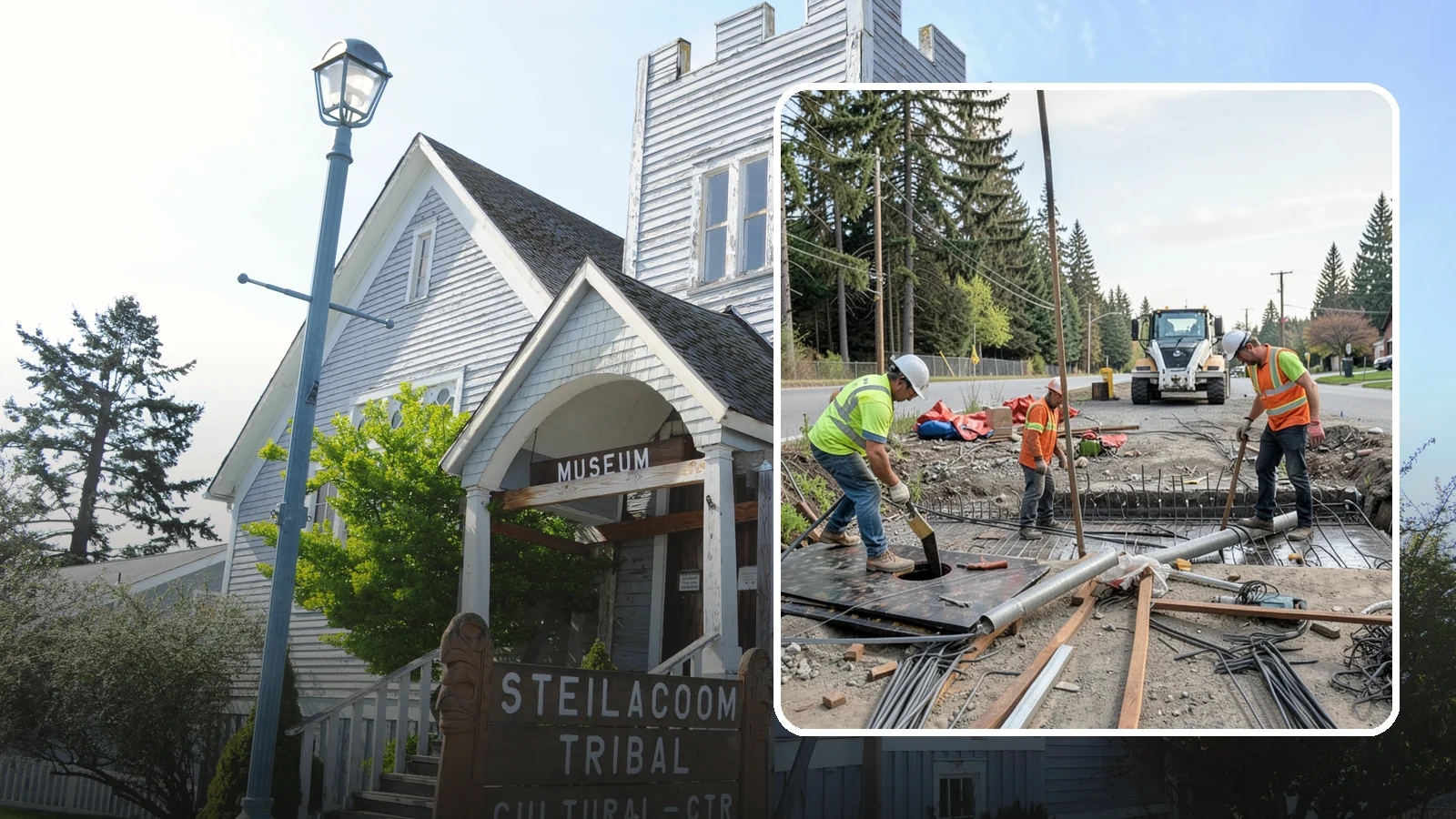Culvert Repair in Steilacoom, Pierce County, WA - Culvert repair and rehabilitation that restores structural integrity and flow to failing cross-drainage structures.