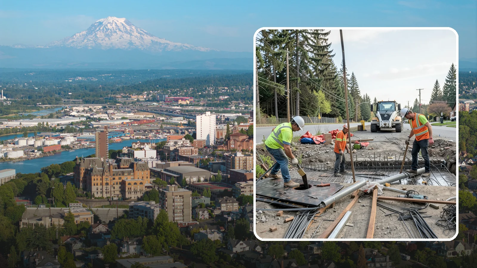 Culvert Repair in Tacoma, Pierce County, WA - Culvert repair and rehabilitation that restores structural integrity and flow to failing cross-drainage structures.