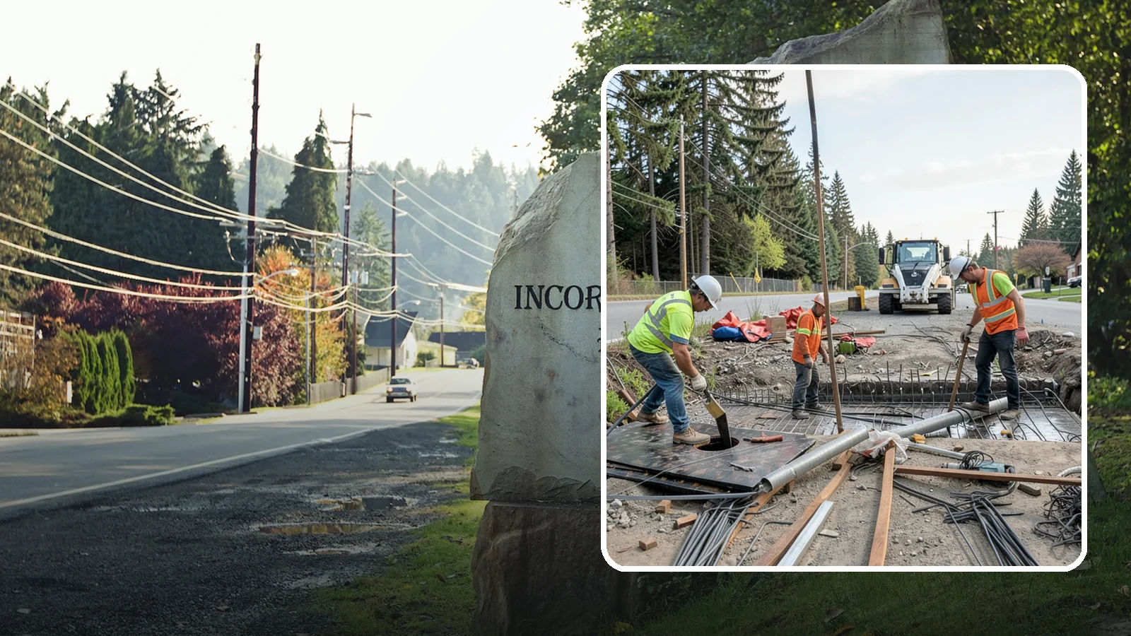 Culvert Repair in Wilkeson, Pierce County, WA - Culvert repair and rehabilitation that restores structural integrity and flow to failing cross-drainage structures.