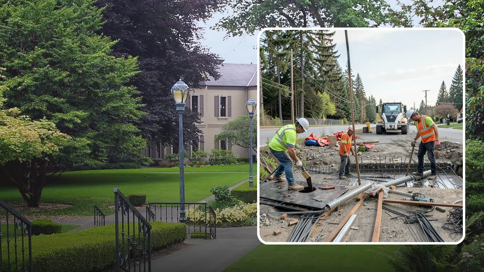 Culvert Repair in Woodinville, King County, WA - Culvert repair and rehabilitation that restores structural integrity and flow to failing cross-drainage structures.