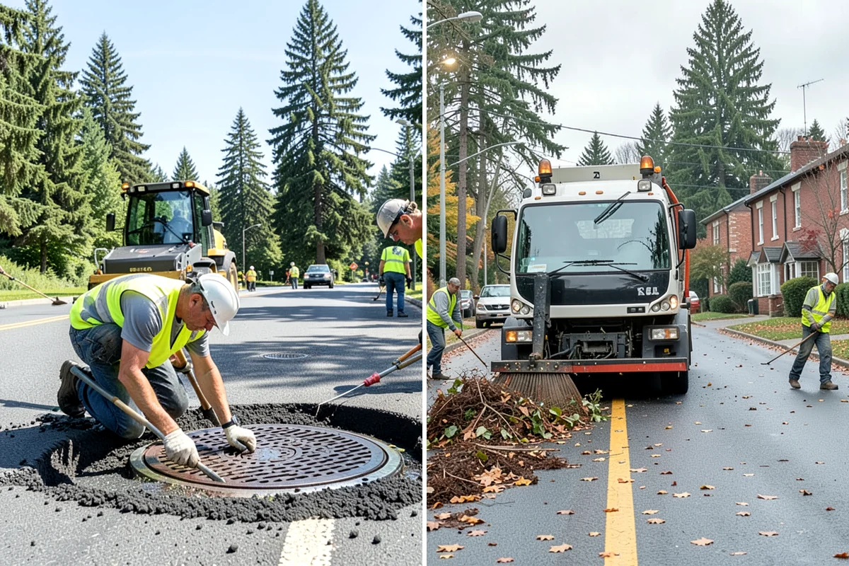 Curb Painting in Arlington, Snohomish County, WA - Identify curb segments and required colors