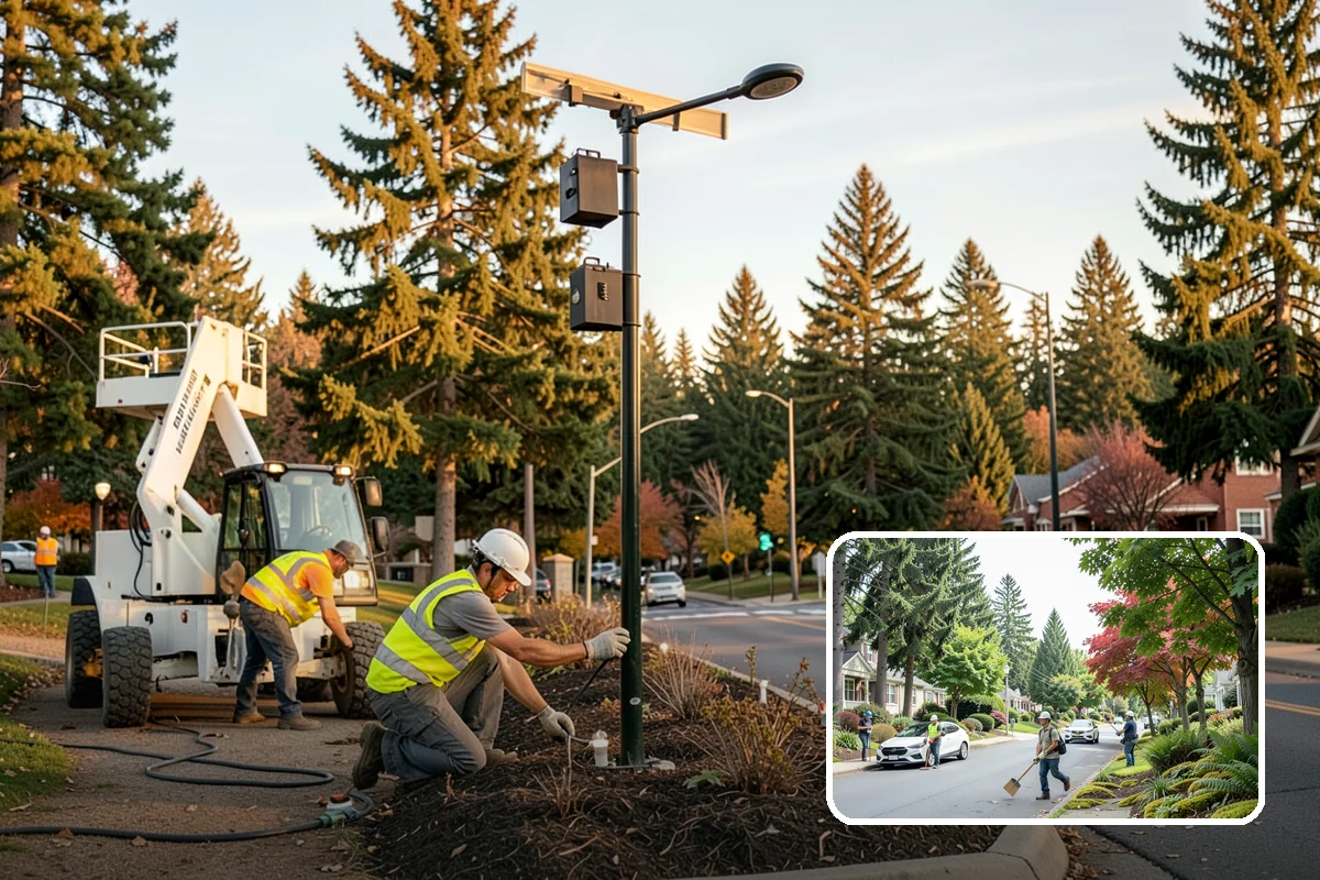 Curb Painting in Beaux Arts Village, King County, WA - Clear communication of parking restrictions