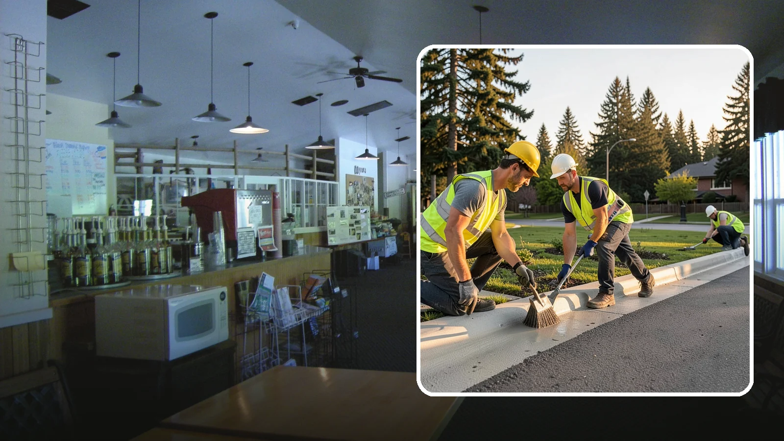 Curb Painting in Black Diamond, King County, WA - Fresh curb painting communicates parking and fire-lane restrictions clearly to the public.