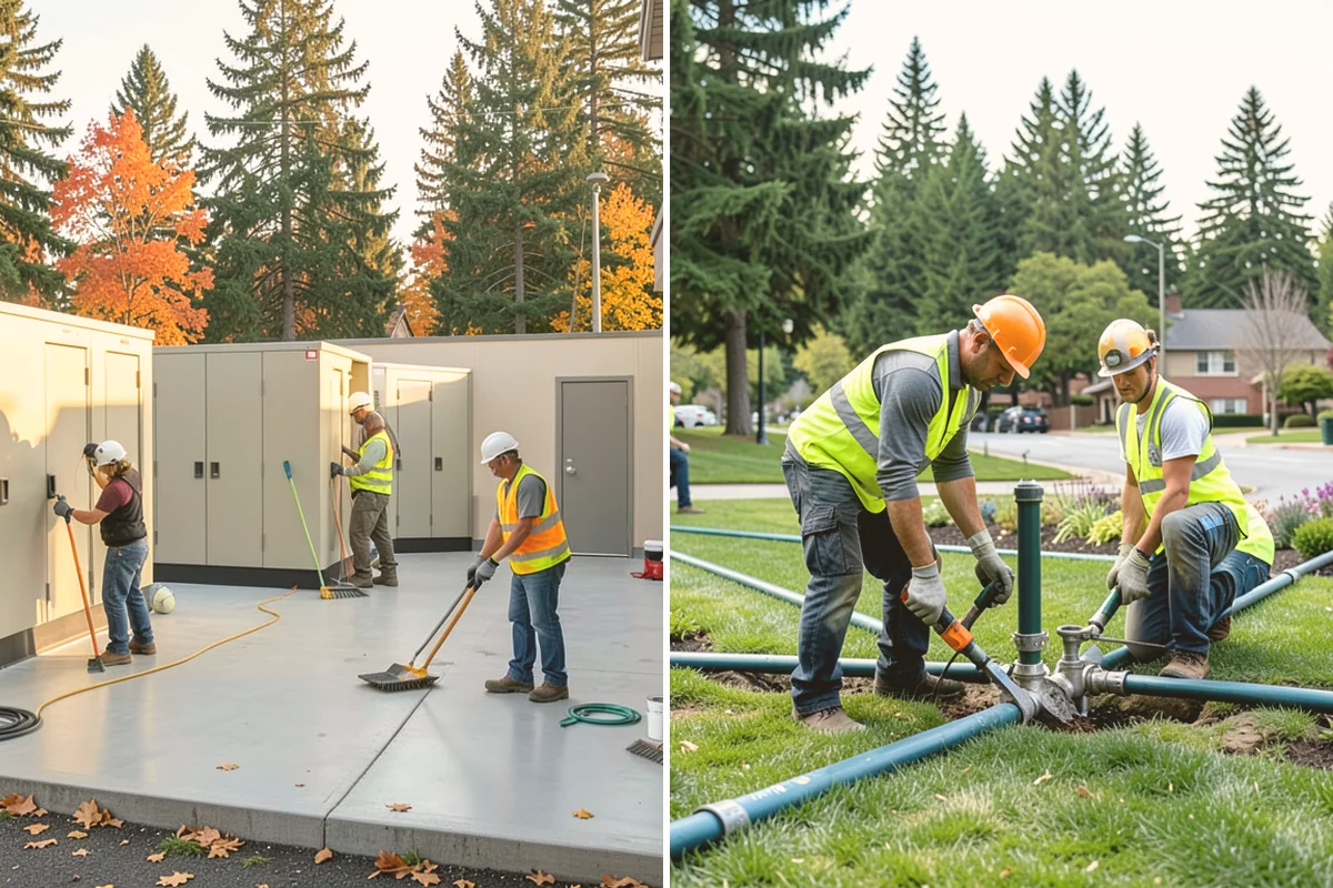 Curb Painting in Bothell, King County, WA - Identify curb segments and required colors