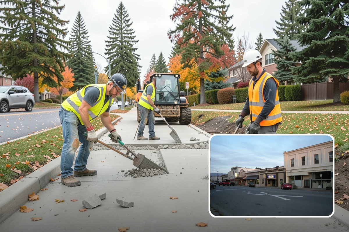 Curb Painting in Burlington, Skagit County, WA - Clear communication of parking restrictions