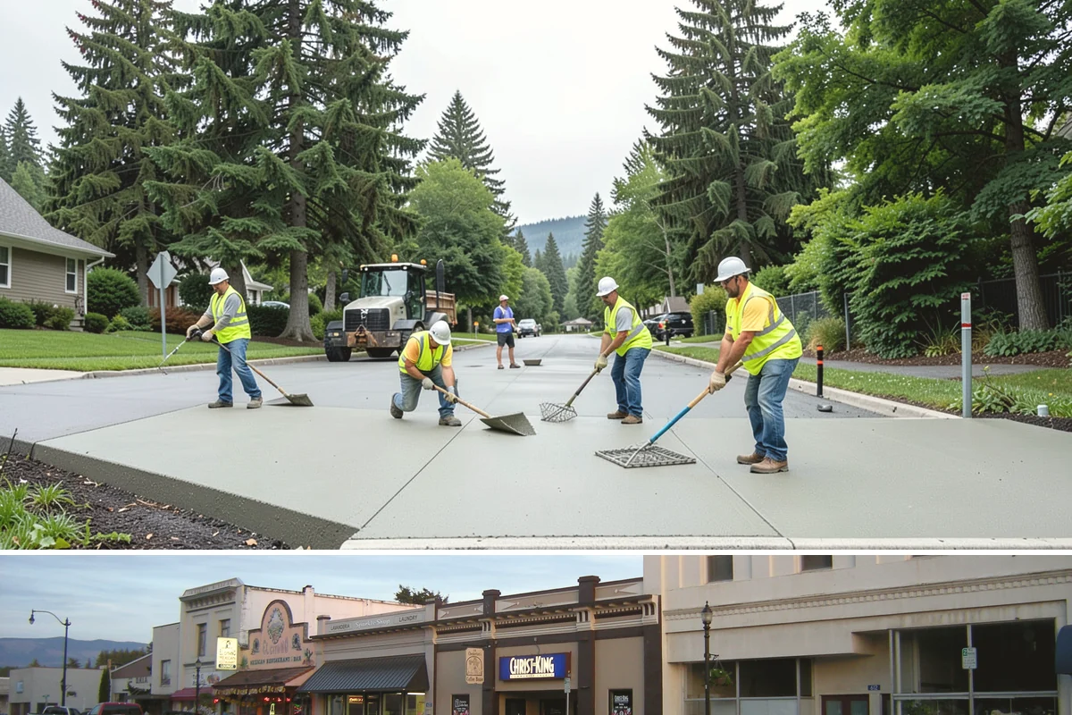 Curb Painting in Burlington, Skagit County, WA - Dry-weather months yield the cleanest adhesion, making late spring through early fall the preferred window.