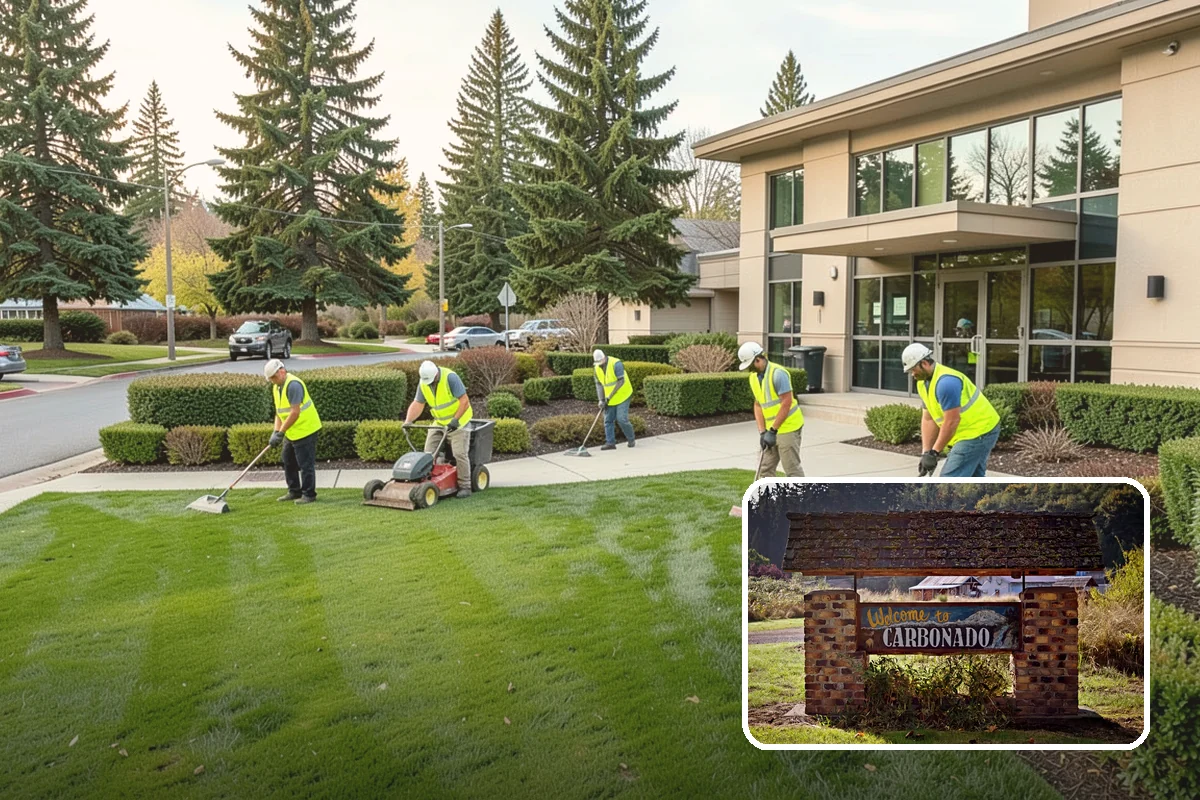 Curb Painting in Carbonado, Pierce County, WA - Clear communication of parking restrictions