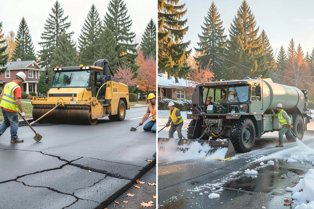 Curb Painting in Carbonado, Pierce County, WA - Identify curb segments and required colors
