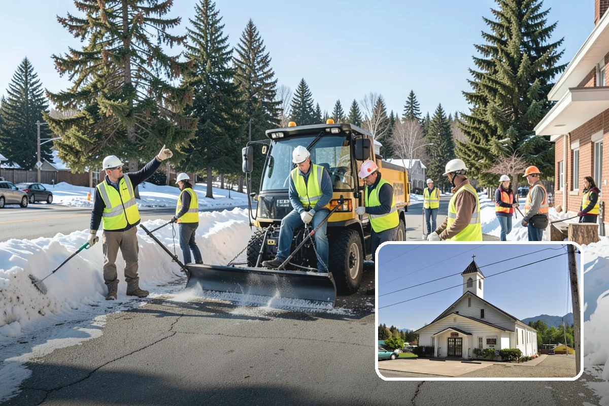 Curb Painting in Concrete, Skagit County, WA - Clear communication of parking restrictions
