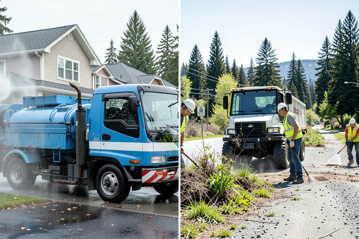 Curb Painting in DuPont, Pierce County, WA - Identify curb segments and required colors