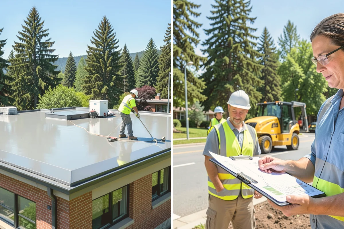 Curb Painting in Eatonville, Pierce County, WA - Identify curb segments and required colors