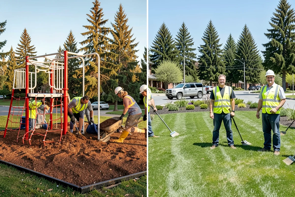 Curb Painting in Enumclaw, King County, WA - Identify curb segments and required colors