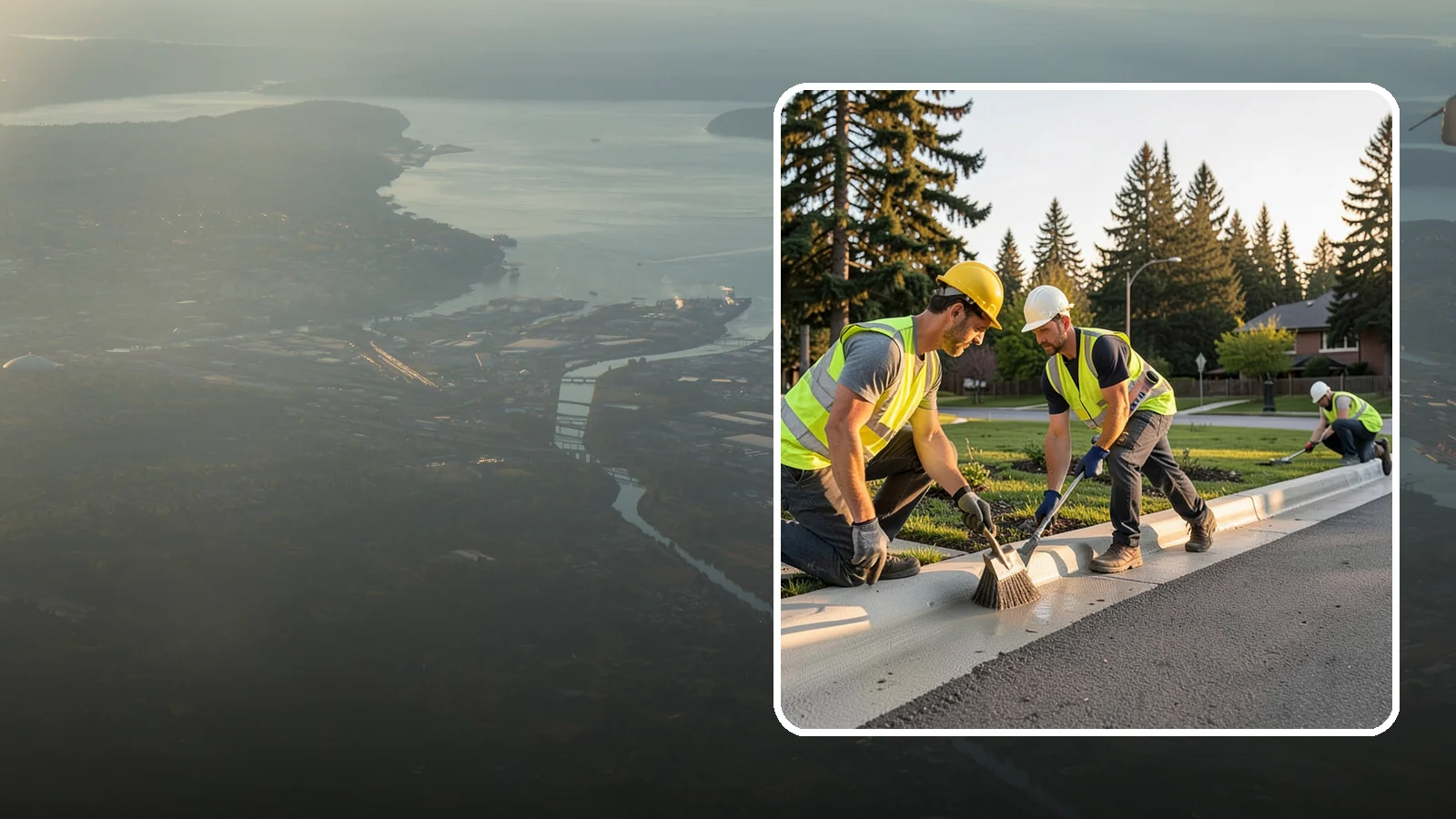 Curb Painting in Fife, Pierce County, WA - Fresh curb painting communicates parking and fire-lane restrictions clearly to the public.