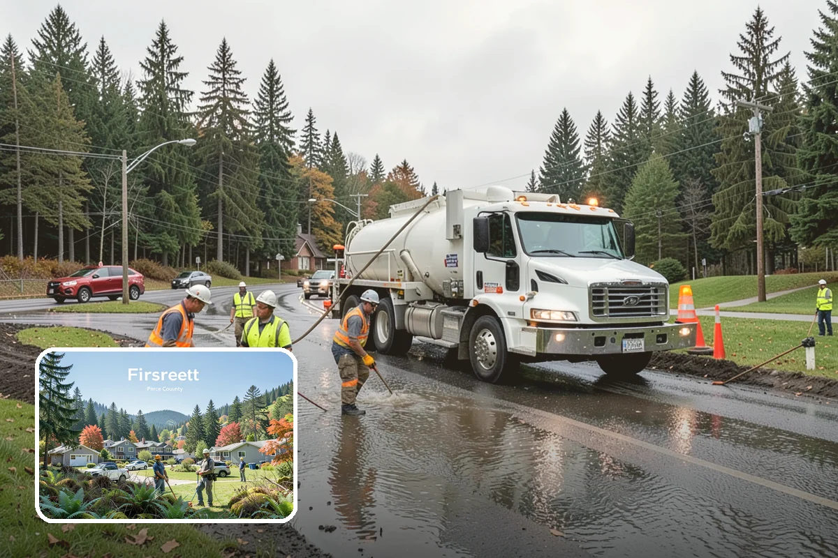 Curb Painting in Fircrest, Pierce County, WA - Clear communication of parking restrictions