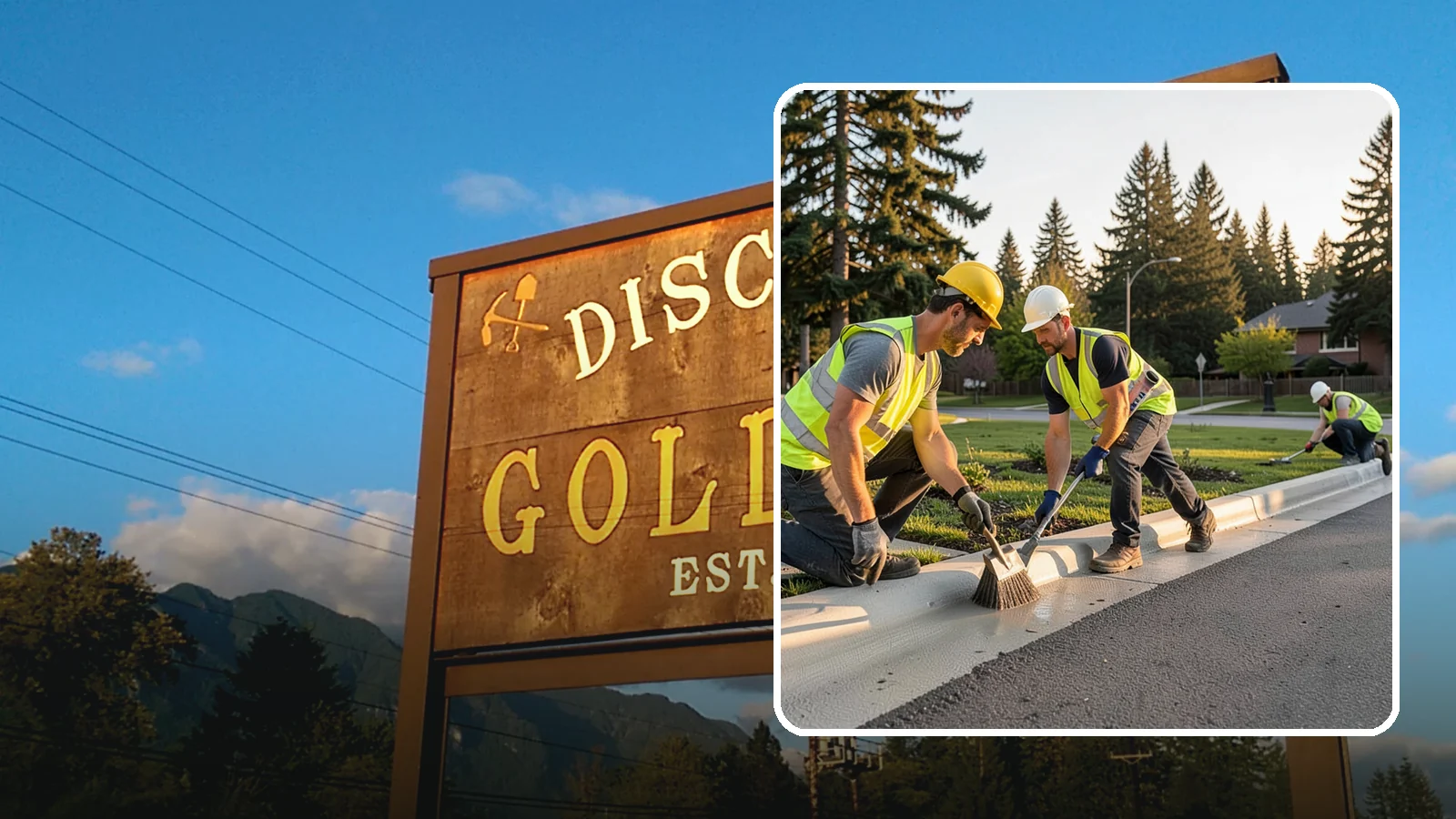 Curb Painting in Gold Bar, Snohomish County, WA - Fresh curb painting communicates parking and fire-lane restrictions clearly to the public.