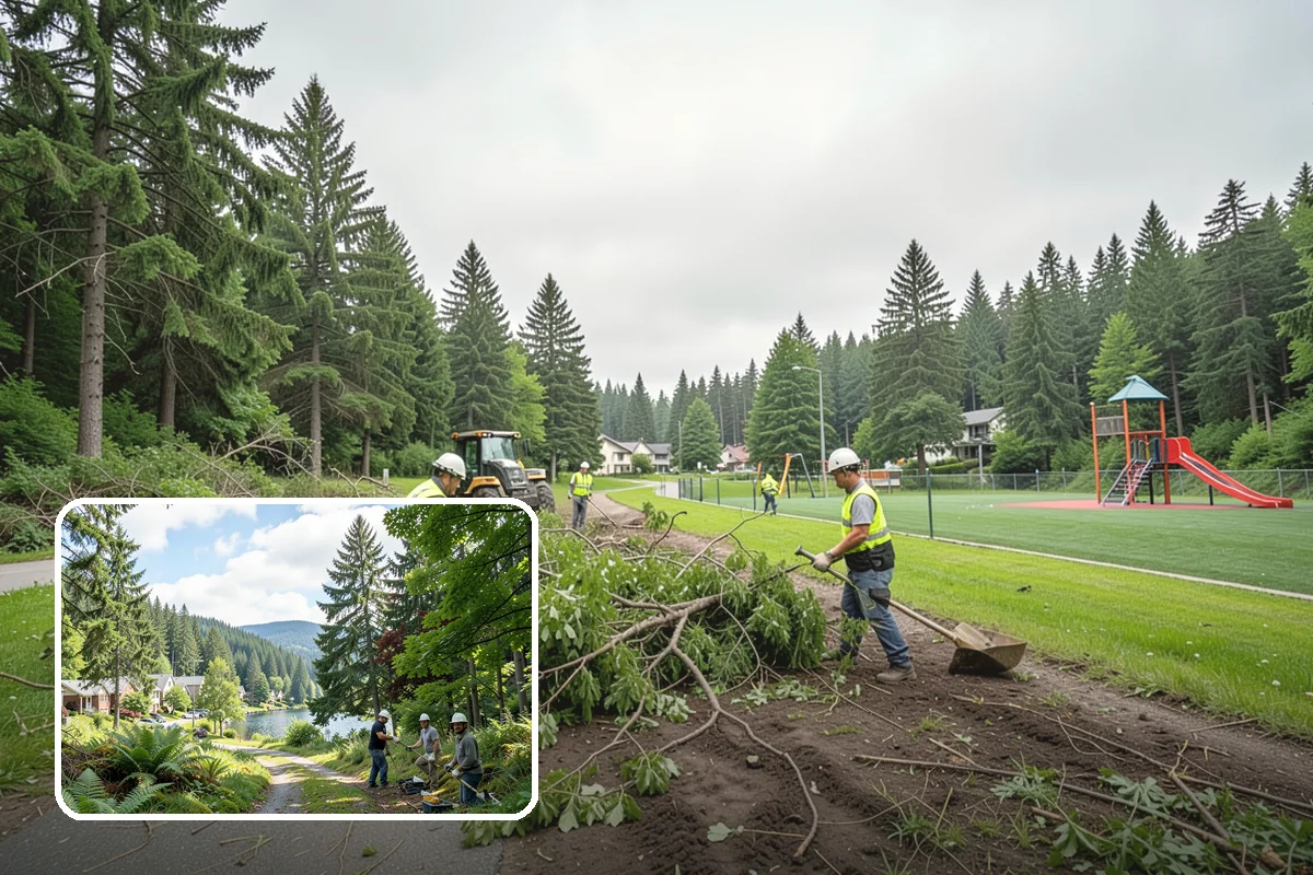 Curb Painting in Lake Forest Park, King County, WA - Clear communication of parking restrictions