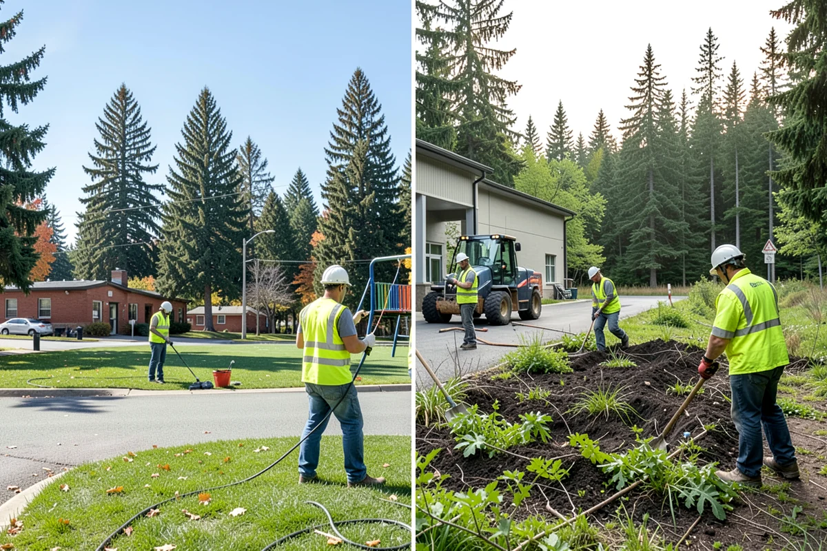 Curb Painting in Lakewood, Pierce County, WA - Identify curb segments and required colors